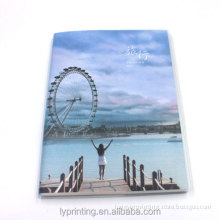 Softcover paper notebook plastic pvc softcover book